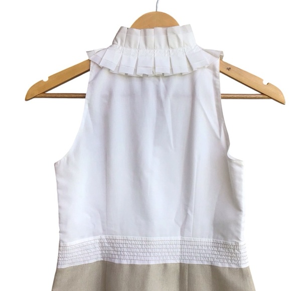 Ann Taylor Loft Linen Blend Sleeveless Dress NEW - Picture 4 of 8